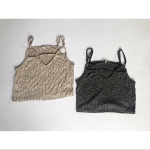 Keyhole Crop Tops